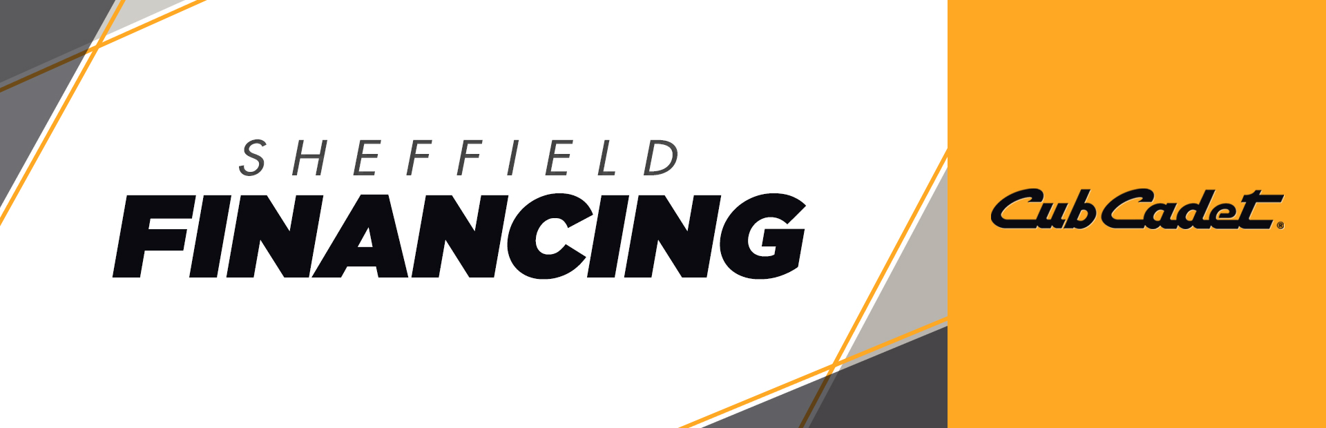 Cub Cadet: Sheffield Financing